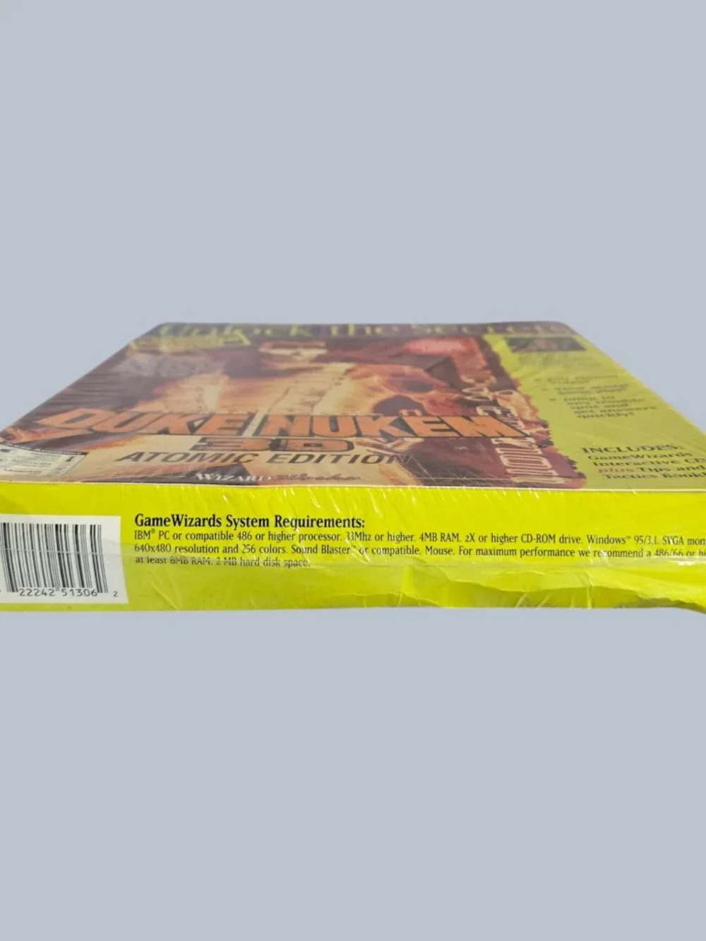 Duke Nukem 3D Atomic Edition GameWizards Unlock the Secrets PC Big Box SEALED!